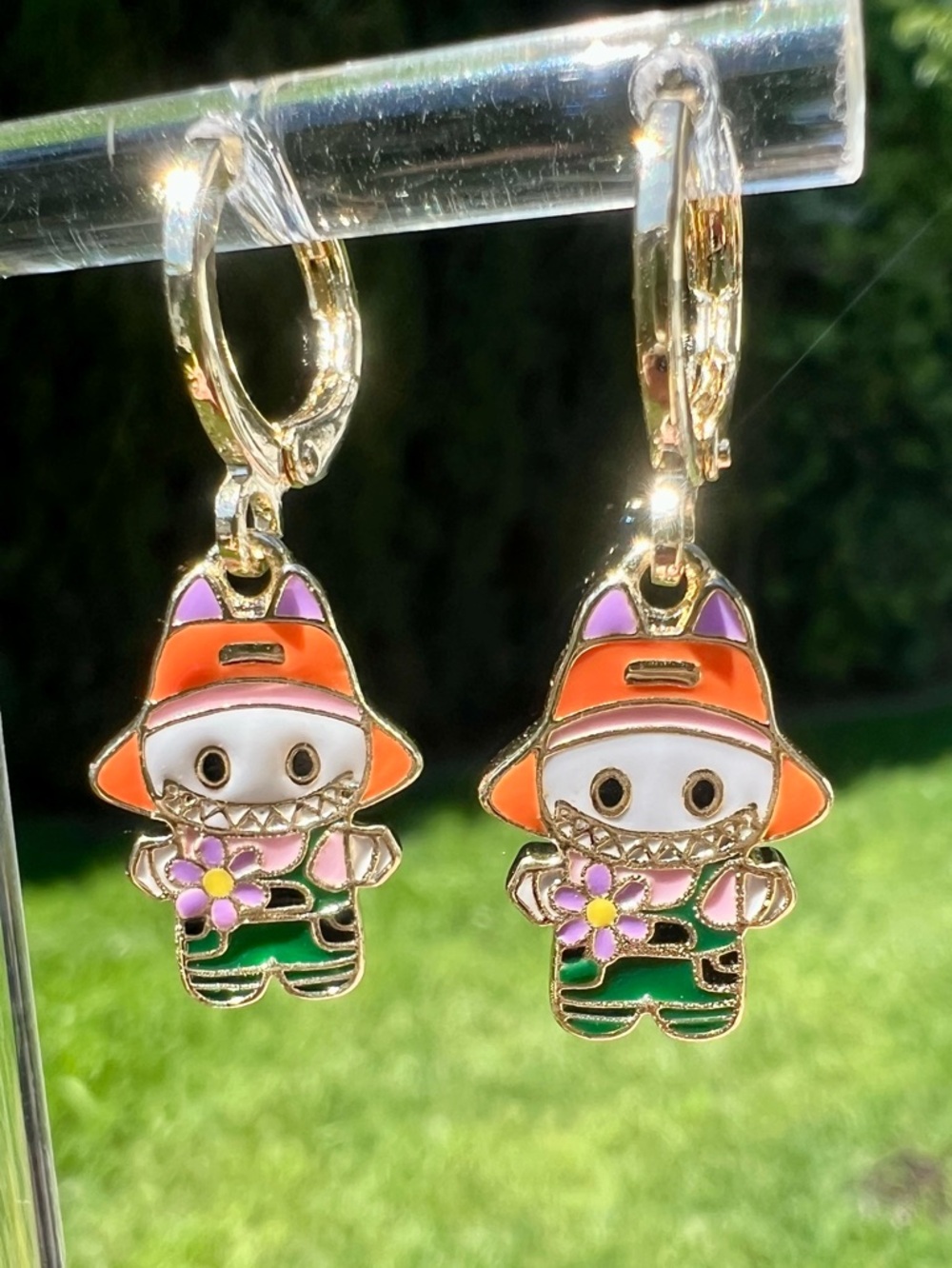 Labubu Character
Yellow Gold 
Plated Earrings
So much fun 🤩
